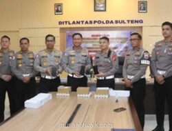 Polisi Perkenalkan Tilang Elektronik Genggam di Sulawesi Tengah