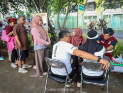 Tenda Biru di CFD Bekasi: Antrean Panjang untuk Cek Kesehatan Gratis