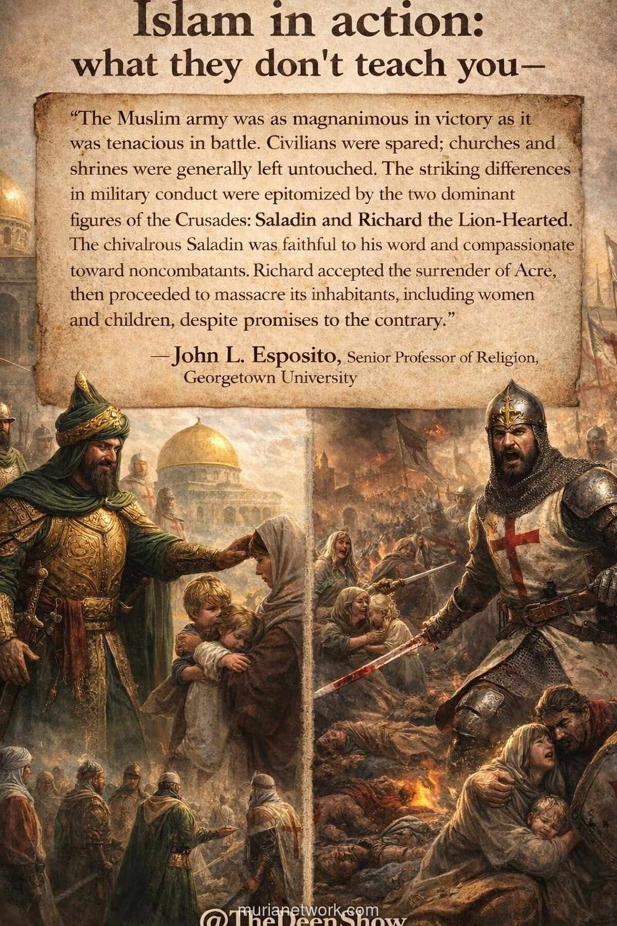 Ksatria dan Hati Singa: Dua Wajah Perang Salib yang Bertolak Belakang