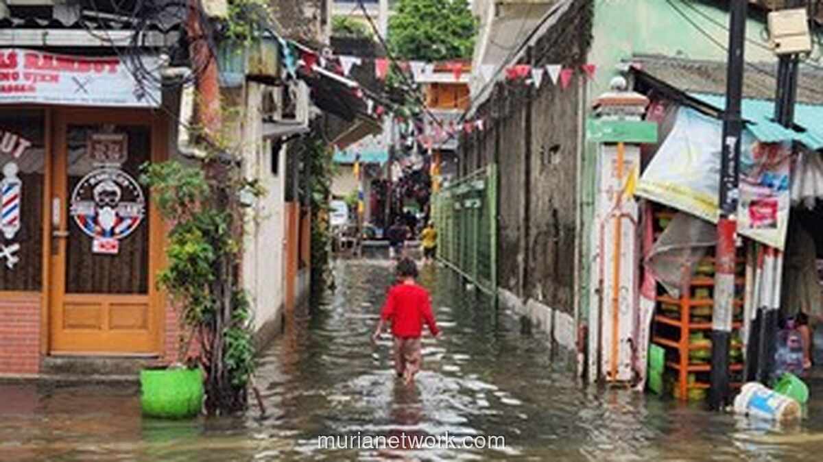 Hujan Tak Kenal Henti, 36 RT di Jakarta Terendam Banjir