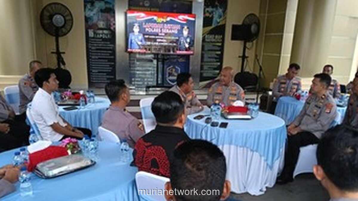 Saatnya Berpamitan, Kapolres Serang Lama Serahkan Estafet dengan Ngariung