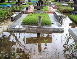 Makam Terendam, Ziarah Terhalang: Banjir Kembali Melanda TPU Mangun Jaya Bekasi