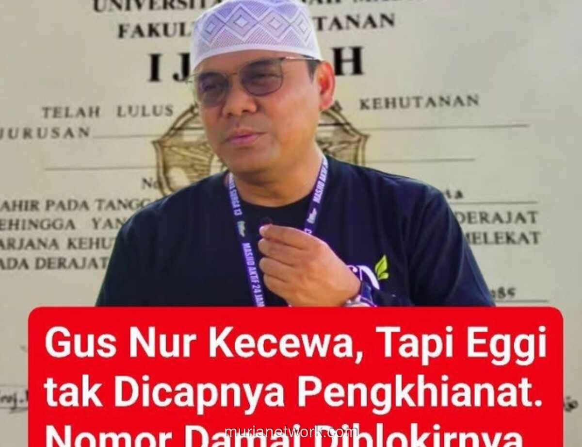 Gus Nur Sindir Eggi-Damai: Sowan ke Jokowi Bukti Kekalahan Telak