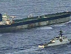 Kapal Bayangan Rusia Disita AS di Atlantik Utara Usai Kejar-Kejaran Laut