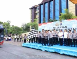 250 Personel Gabungan Polri Diterjunkan Bangun 26 Jembatan di Riau