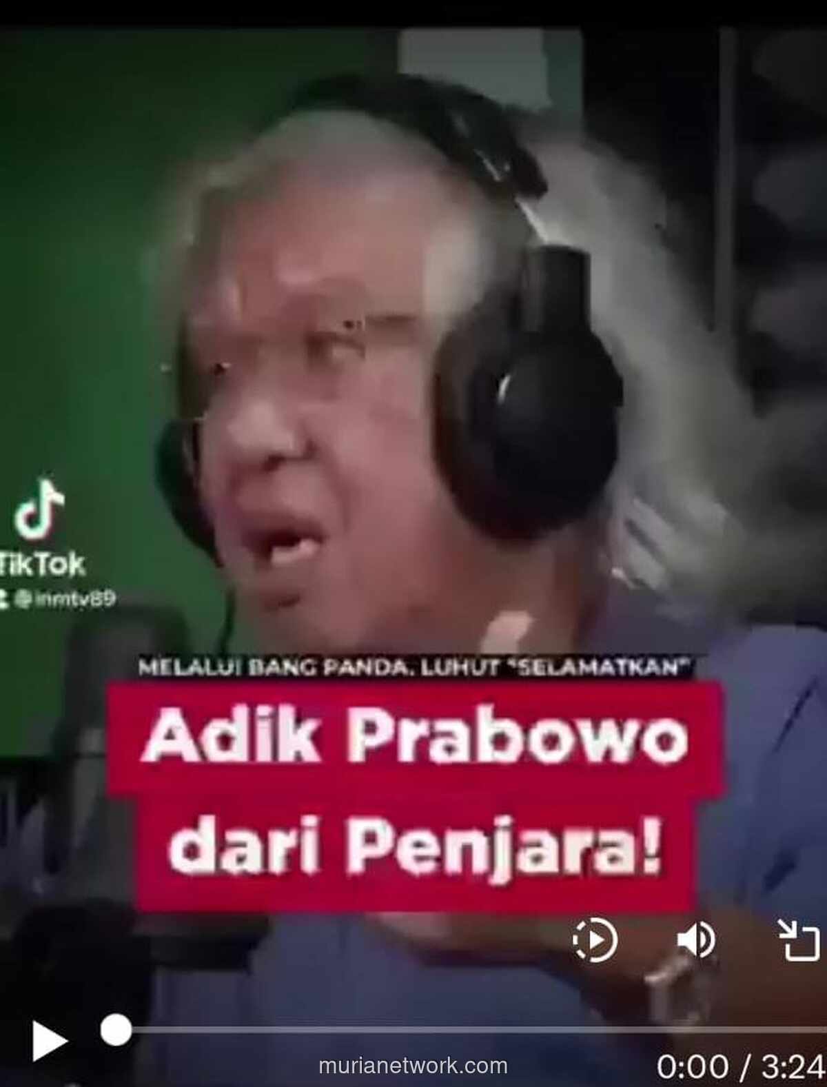 Panda Nababan Ungkap Perannya Bebaskan Adik Prabowo dari Rutan