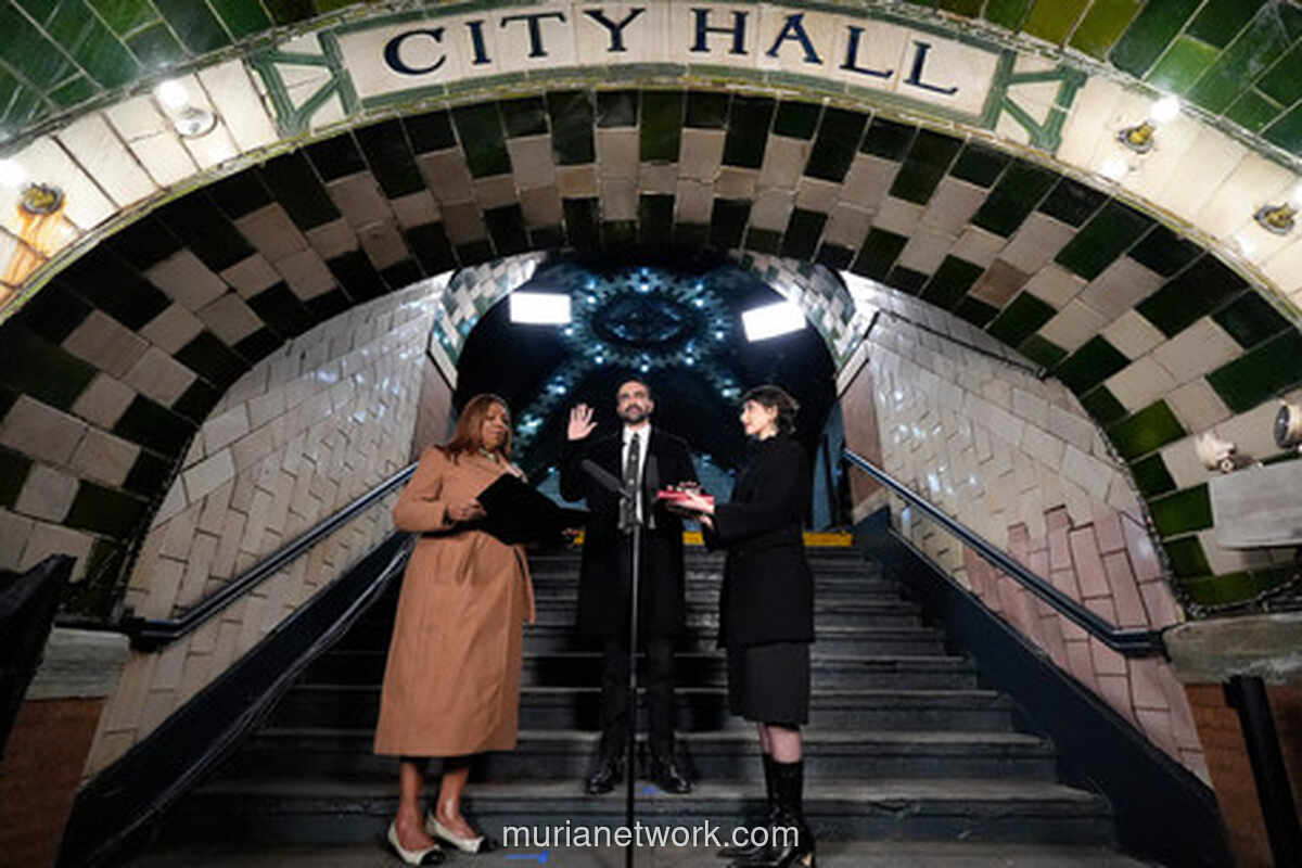 Di Stasiun Bersejarah, Zohran Mamdani Dilantik sebagai Wali Kota Muslim Pertama New York