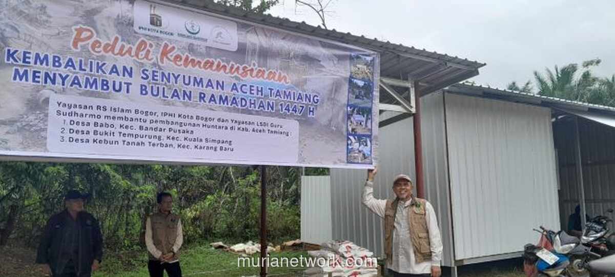 Relawan Bogor Bangun Hunian Darurat dan Bawa Harapan ke Aceh Tamiang