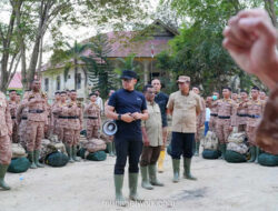 Praja IPDN Temukan Warga Tergeletak di Lumpur Saat Persiapan Bencana