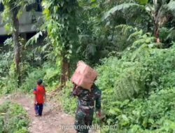 Dari Medan Berat, Bantuan TNI Akhirnya Sampai ke Pelosok Sumatra
