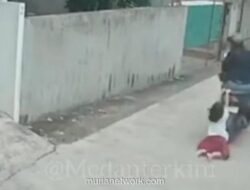 Ngeri! Bocah 9 Tahun Terseret Motor Saat Berusaha Halau Maling di Medan