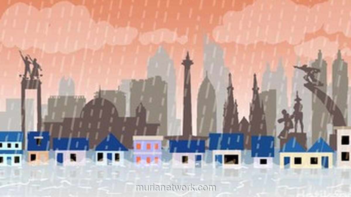 154 RT dan 20 Jalan Masih Tergenang, Jakarta Tenggelam di Tengah Malam