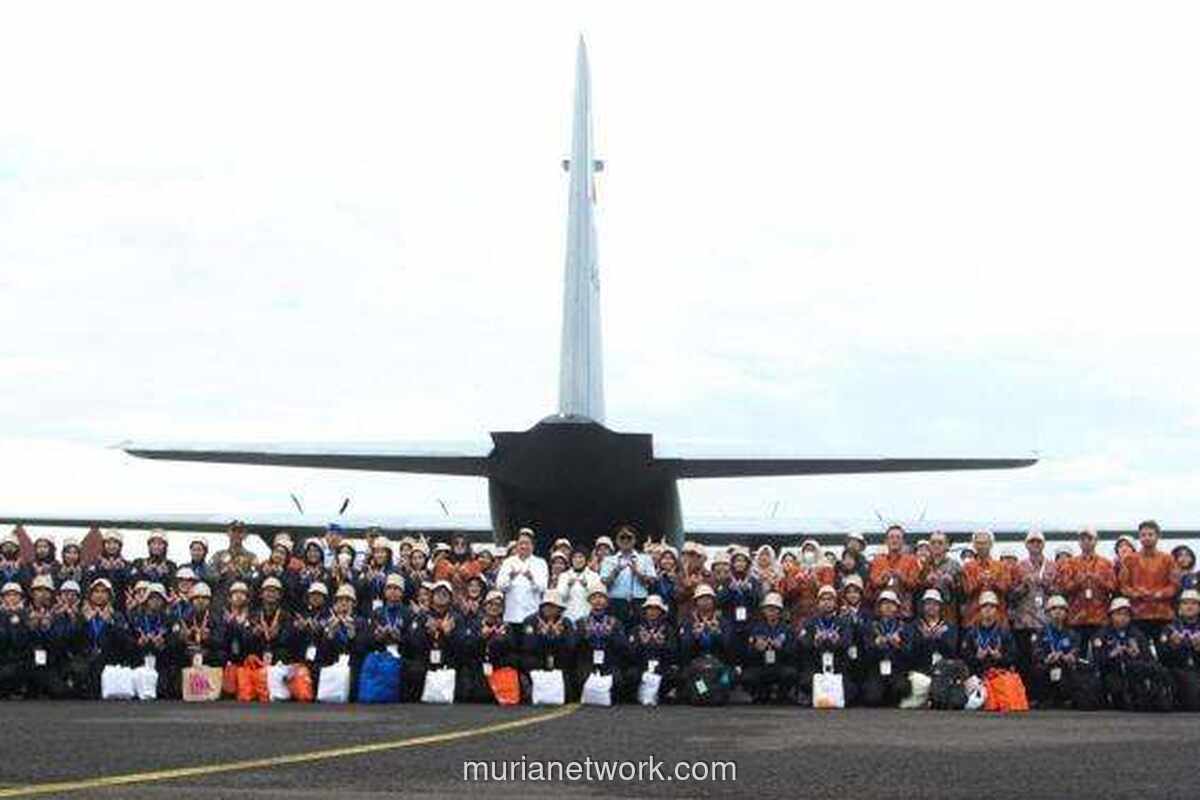 Hercules Angkut 240 Mahasiswa STIS ke Medan Bencana Sumatera