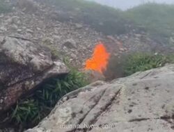 Pendaki Pemula di Bulusaraung Jadi Saksi Mata Pesawat Jatuh