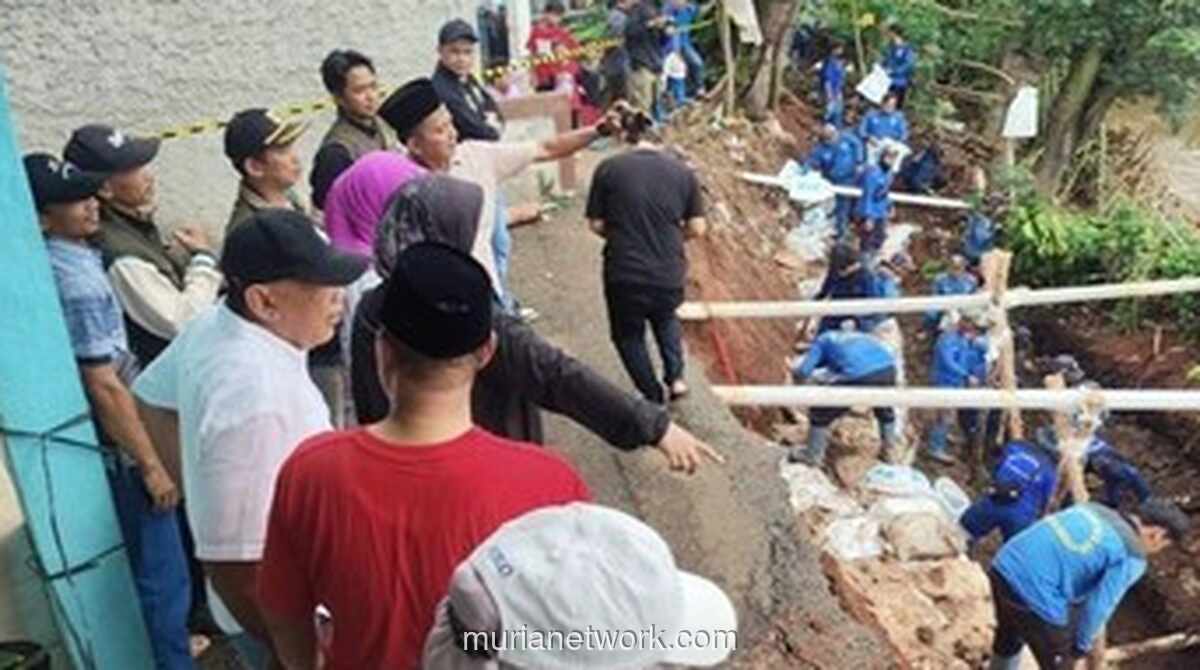 Bibir Kali Angke Ambles, Pemkot Pasang Bronjong Darurat