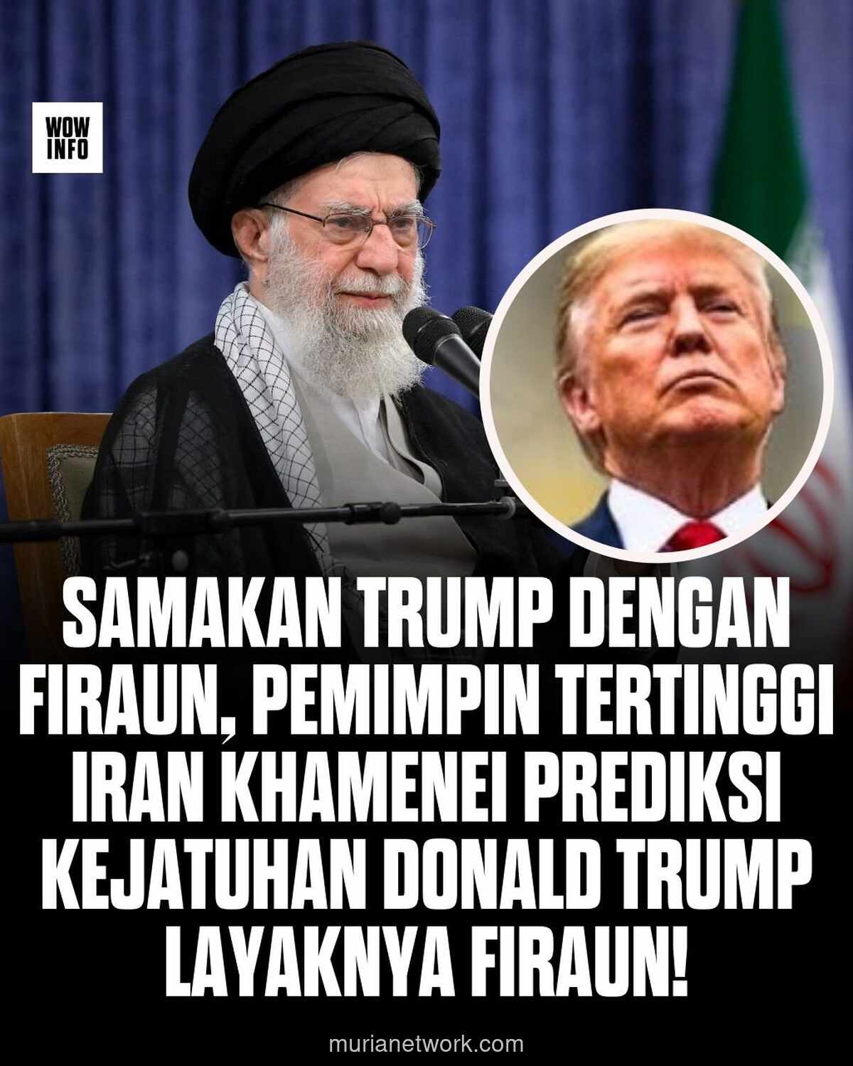 Khamenei Sindir Trump: Nasibmu Akan Sama Seperti Firaun