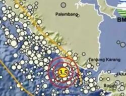 Gempa M 3,5 Guncang Perairan Lampung, Tak Ada Laporan Kerusakan