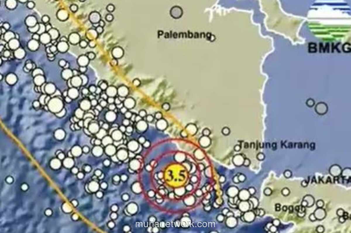 Gempa M 3,5 Guncang Perairan Lampung, Tak Ada Laporan Kerusakan