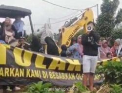 Warga Cipendawa Hadang Alat Berat, Tolak Proyek Panas Bumi di Gunung Gede