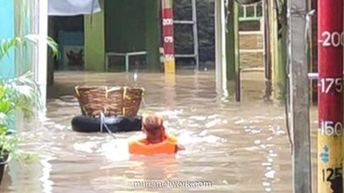 Kawasan Kebon Pala Terendam 130 Sentimeter, Air Kiriman Ciliwung Kembali Naik Tengah Malam