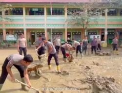Brimob Turun Tangan, Sekolah di Aceh Tamiang Siap Sambut Siswa Pascabanjir