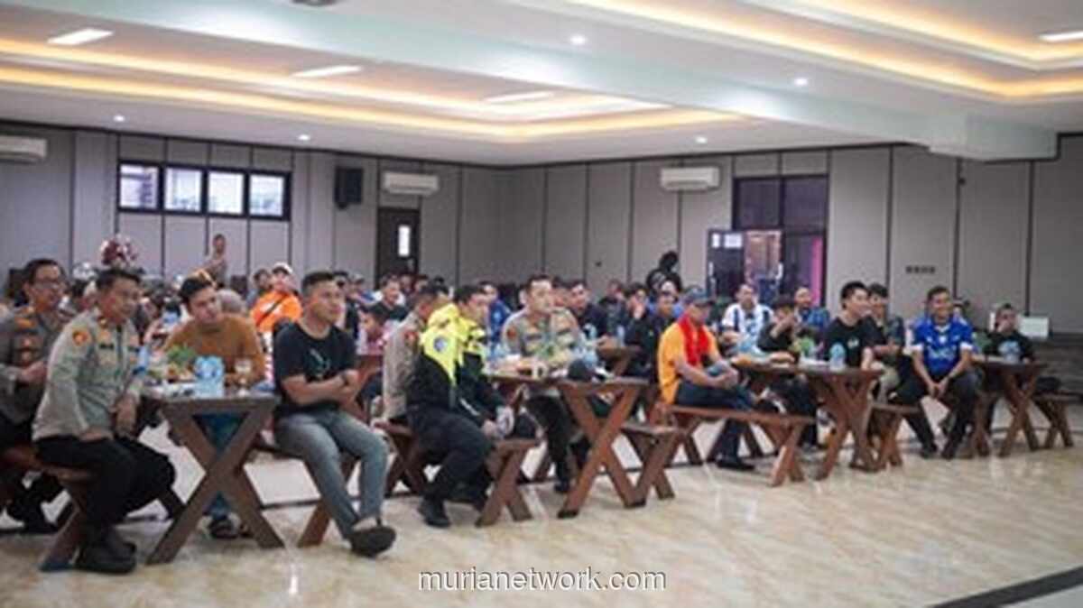 Polres Bogor Gelar Nobar Suporter Persib-Persija, Rivalitas Diredam di Layar
