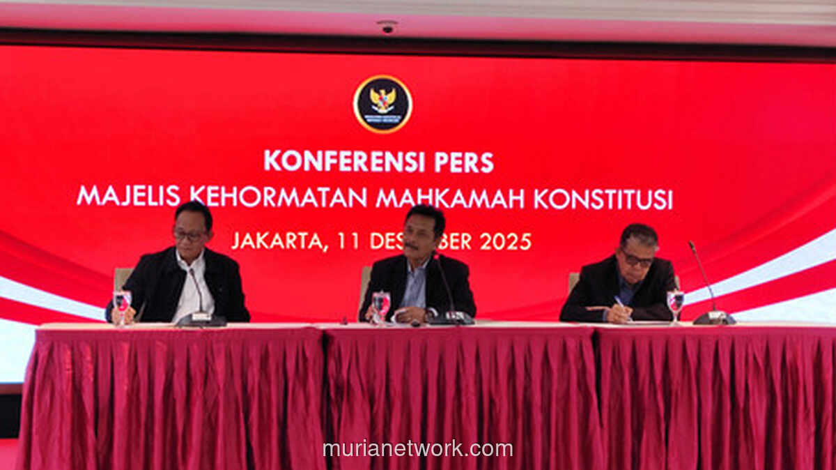 Laporan MKMK Ungkap Satu Hakim Absen 29 Persen Sidang