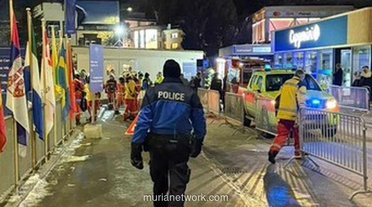 Alarm Kebakaran Guncang Forum Davos Saat Trump Masih di Dalam Gedung