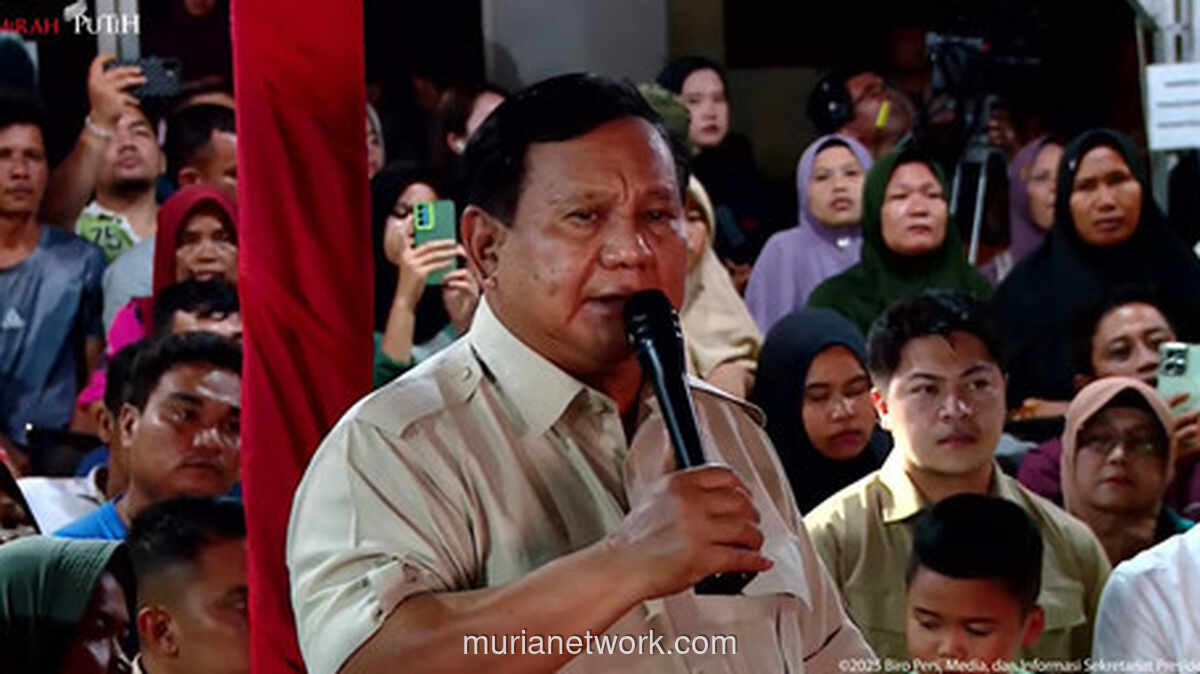 Prabowo Akhiri Tahun di Pengungsian, Kunjungan Aceh Ditunda Akibat Cuaca