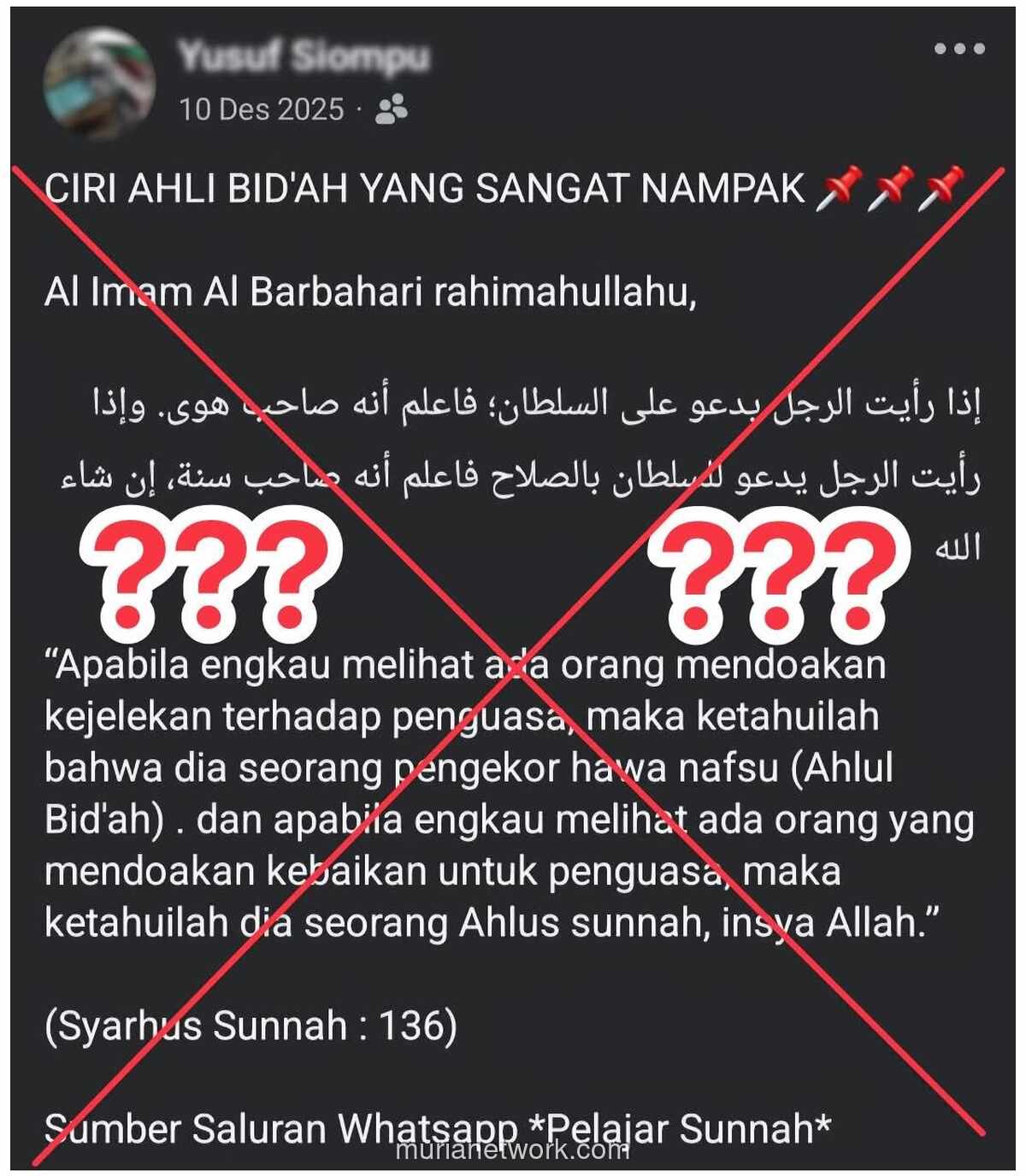 Menguak Kesesatan Berpikir Pendaku Salafiyy dalam Mendoakan Penguasa Zalim