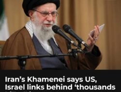 Khamenei Tuding AS dan Israel Dalang Kerusuhan, Janji Pertanggungjawaban