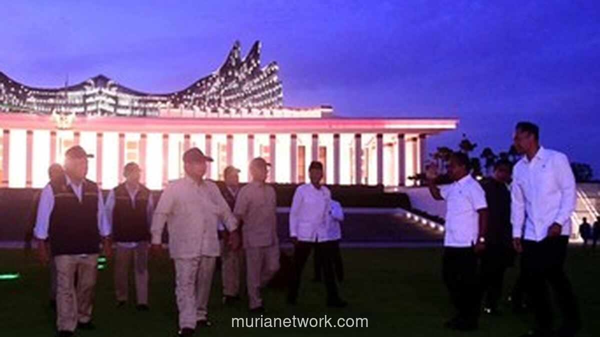 Prabowo Langsung Tinjau IKN, Beri Koreksi Desain hingga Target 2028