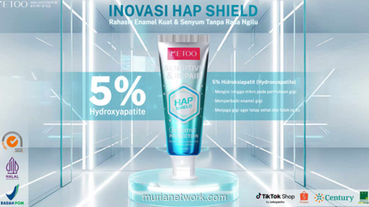 METOO Hadirkan Pasta Gigi dengan Perisai HAP untuk Atasi Gigi Sensitif dan Berlubang