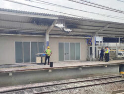 Korsleting Picu Kepanikan di Stasiun Bogor, Asap Tebal dan Percikan Api Sempat Membubung