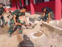TNI Bersihkan Sisa Banjir di Sembilan Sekolah Tapanuli, Belajar Tetap Berjalan