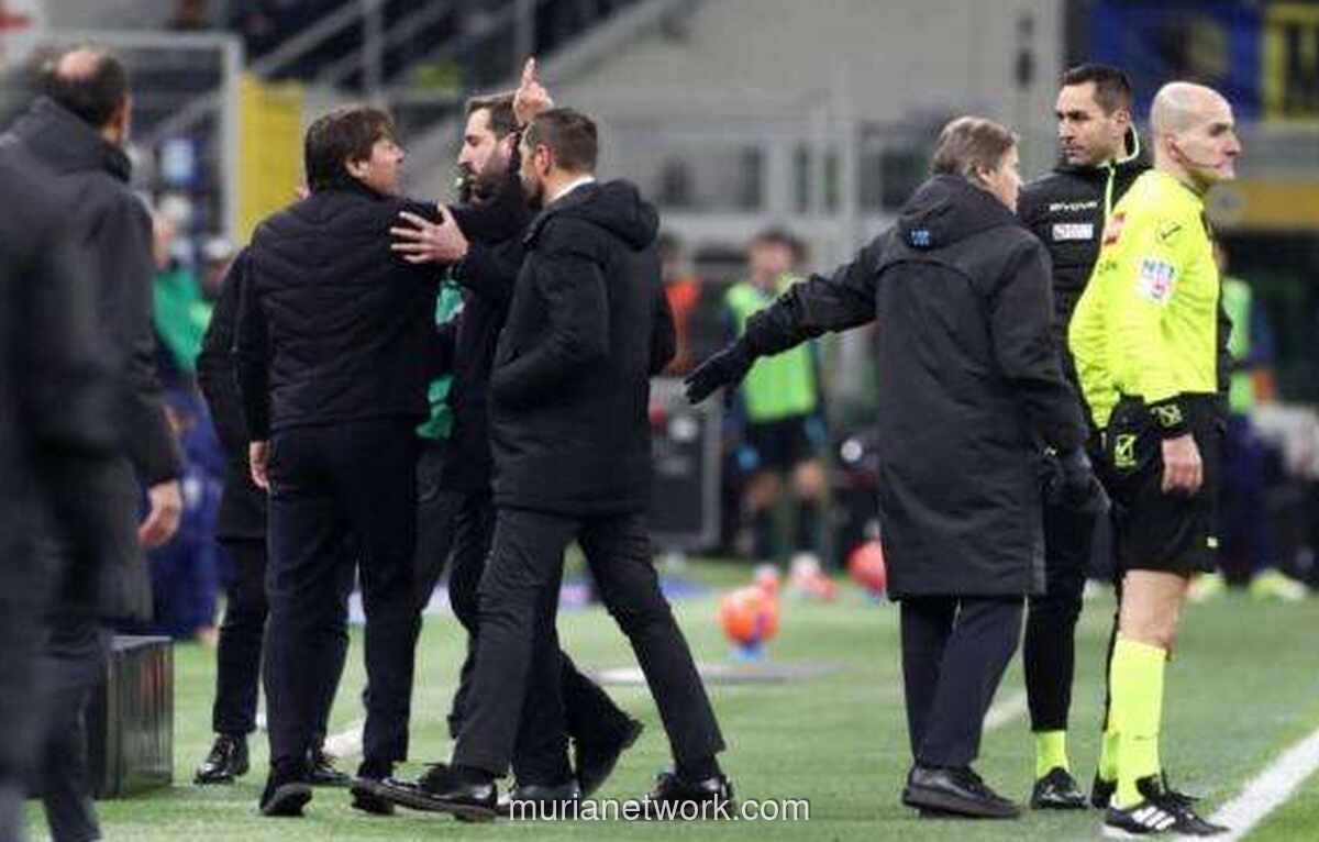 Ledakan Emosi Conte di San Siro: Kartu Merah dan Protes yang Mengguncang Laga Inter vs Napoli