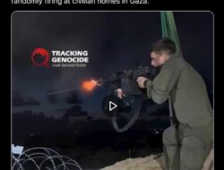 Tembakan Perayaan Tahun Baru Israel ke Arah Rumah Warga Gaza Terekam Kamera