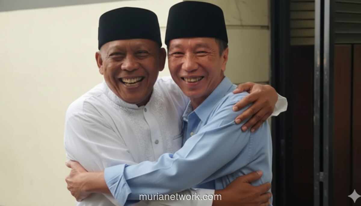 Eggi Sudjana dan Damai Hari Lubis Bersilaturahmi ke Kediaman Jokowi