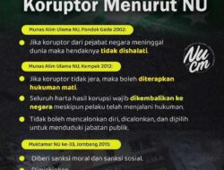 NU Usulkan Hukuman Mati hingga Sanksi Sosial untuk Koruptor Bandel