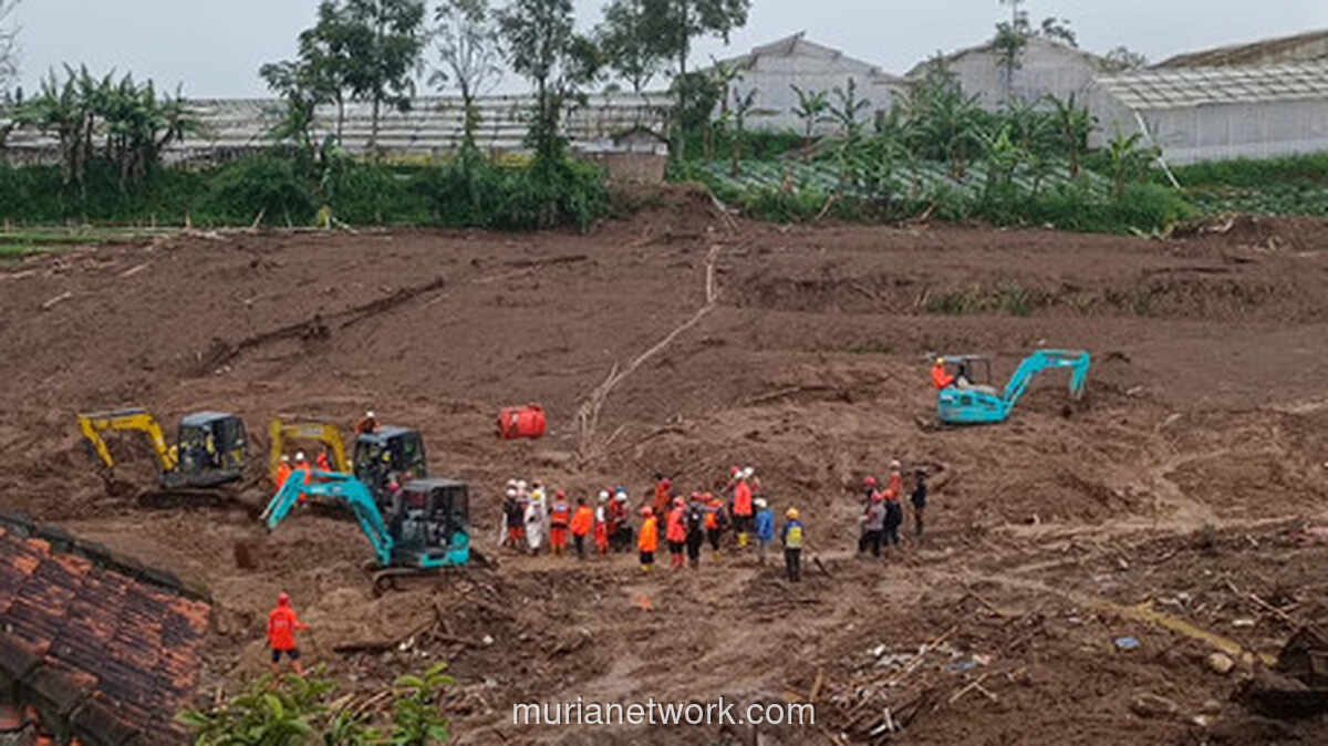 Hujan dan Ancaman Longsor Susulan Hambat Pencarian Korban di Pasir Kuning