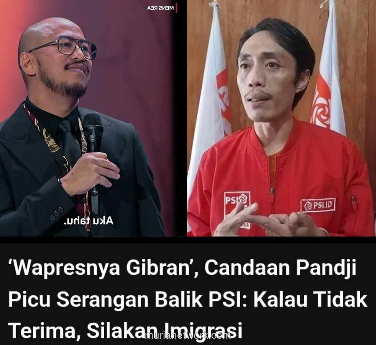 Pandji Pragiwaksono Sindir Gibran di Panggung Komedi, Juru Bicara PSI: Cocok untuk Kaum Mentok