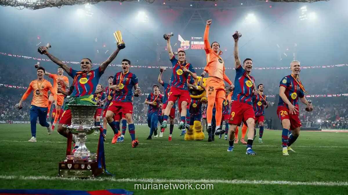 Raphinha Jadi Penentu, Barcelona Rebut Piala Super Usai Duel Sengat di Jeddah