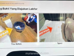 Bercak Darah di Kamar Lula Lahfah Diduga Darah Menstruasi