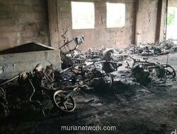 Korsleting Motor Kawasaki Picu Kebakaran Parkiran Stasiun Bogor, 19 Motor Hangus