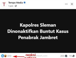 Kapolres Sleman Dicopot, Imbas Penanganan Kasus Penjambret Tewas