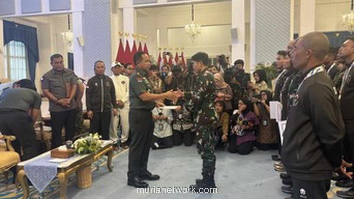 Panglima TNI Beri Kenaikan Pangkat Luar Biasa untuk Atlet Prajurit SEA Games