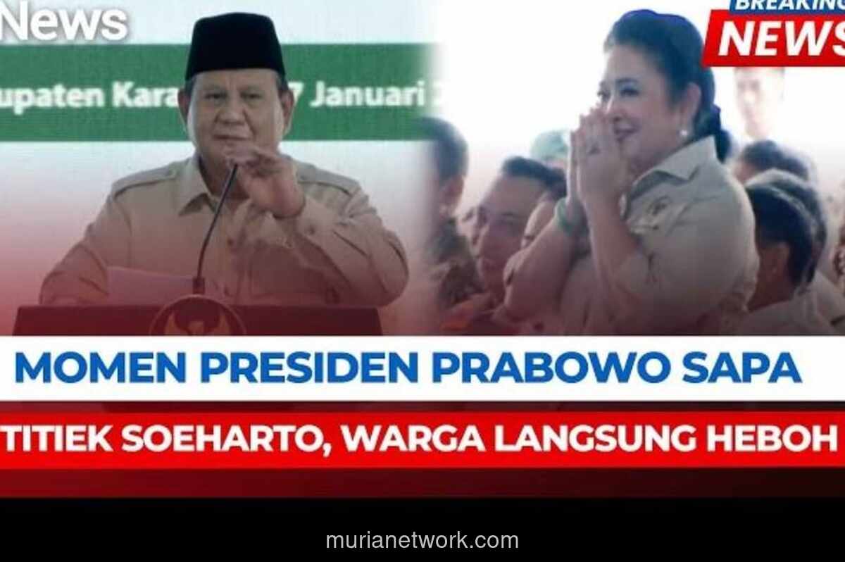 Di Balik Sorakan Cieee untuk Prabowo dan Titiek, Sebuah Pengumuman Bersejarah Menggema di Karawang