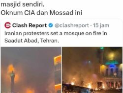 Iran Bergolak: Zionis Dituding Dalangi Gelombang Teror dan Pembakaran Tempat Ibadah