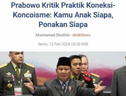 Prabowo dan Warisan Anti-Nepotisme di Tengah Sorotan Kekinian