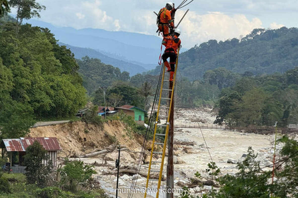 68 Desa di Aceh Masih Gelap, Tim PLN Terobos Medan Terisolir Pascabencana
